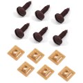 1983 Pontiac Firebird/TransAm REAR HATCH INTERIOR TRIM SCREW AND NUT SET (RED) - 12 PCS | TR3147F