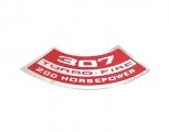 1983 Chevrolet Monte Carlo 307 TURBO-FIRE 200 HP AIR CLEANER DECAL (DC0334) 3917696 | DC1532C