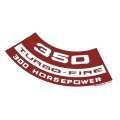 1983 Chevrolet Monte Carlo 350 TURBO-FIRE 300 HP AIR CLEANER DECAL (DC0007) 3946856 | DC0007