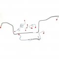 1989 GM Truck POWER DISC FRONT BRAKE LINE KIT 5 PCS - TKT8901 (FITS S10) | BR1328K