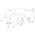 1990 GM Truck FRONT BRAKE LINE KITS; TKT9001; ORIGINAL MATERIAL; 7 PIECES; DISC BRAKES; FITS C1500/K1500 | BR1338K