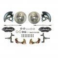 1969 Pontiac Grand Prix 69-UP WILWOOD DISC BRAKE WHEEL KIT WITH DROP SPINDLES AND DUAL PISTON BLACK CALIPERS (69-72 GRAND PRIX / 72-74 VENTURA) - AFXWK32DS | BR5111Z