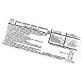 1973 Chevrolet Impala/Caprice/Bel Air 400-2V AT EMISSION DECAL US-CAL WM 330562 EA | DC0651