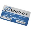 1976 Chevrolet Impala/Caprice/Bel Air HARRISON AIR CONDITIONING EVAPORATOR BOX DECAL EBA-070-76B EACH | DC0557