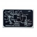 1993 GM Truck (GMC TYPHOON / SYCLONE) EMISSION HOSE ROUTING DECAL - EA | DC1235K