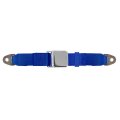 1961 Chevrolet Corvair CHROME FLIP STYLE LAP BELT, COBALT BLUE (4006) 60