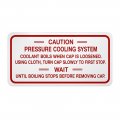 1963 Buick Full Size & Riviera ENGINE COOLING SYSTEM DECAL ALUMINUM ENGINE (DB0148) | DC0148Z