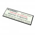 1966 Buick Skylark/GS/Regal/GN BATTERY WARNING DECAL (DB0263) | DC0263Z