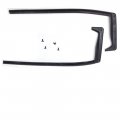 1959 Cadillac Cars UPPER DOOR HINGE ''J'' SEALS. LONGER SECTION IS 15-1/2'' LONG. SHORTER SECTION IS 7'' LONG, HAS 2 HOLES & INCLUDES FOUR CLIPS | WS1010Z
