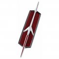 1965 Oldsmobile Cutlass/442/F85 VISTA CRUISER TAILGATE EMBLEM ROCKET - EA | EM2607T