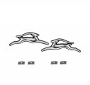 1972 Chevrolet Impala/Caprice/Bel Air INTERIOR DOOR PANEL EMBLEMS - PAIR | EM1313P