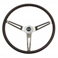 1978 Chevrolet Corvette 3 SPOKE WALNUT WOOD STEERING WHEEL KIT SIMULATED WOOD GRIP W/ SPECIAL SS CENTER CAP | ST1116C