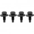 1982 Buick Full Size & Riviera HEX HEAD TRUNK LID BOLTS 5/16''-18 X 15/16'' (BLACK PHOSPHATE) - DOG POINT WITH 7/8'' WASHER - 4 PC | BP4462Z