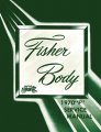 1970 Pontiac Firebird/TransAm FISHER BODY MANUAL SUPPLEMENT F BODY (SM0132) | BK1056F