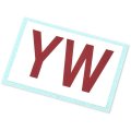 1972 Pontiac GTO/LeMans/Tempest YW ENGINE CODE DECAL (PONTIAC 400 H.O. AUTOMATIC) - FACTORY DECAL THAT MOUNTS ON THE FRONT PASSENGER SIDE OF THE ENGINE BLOCK | DC4000Z