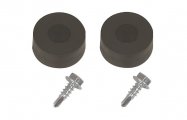1965 Pontiac GTO/LeMans/Tempest SEAT BACK BUMPER AND TAILGATE BUMPERS WITH SCREWS (ROUND) - PAIR | IN1387Z