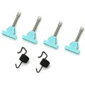 1980 Chevrolet El Camino HEADLAMP ADJUSTER KIT W/ SPRINGS 6 PIECE (INCLUDES: 4 PLASTIC MOUNTING ADJUSTER CLIPS, 4 METAL HEADLIGHT ADJUSTER SCREWS, 2 METAL HEADLIGHT BUCKET TENSION SPRINGS) | GH0584Z