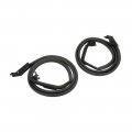 1969 Chevrolet Corvette CONVT DOOR MAINS SEAL KIT W/ LATEX ENDS (OEM LATEX - DRIVER AND PASSENGER SIDE) - GM # 3966569 / 3966570 - PAIR | WS6975O