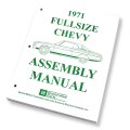 1971 Chevrolet Impala/Caprice/Bel Air FACTORY ASSEMBLY MANUAL | BK2500P