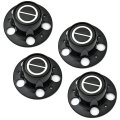 1995 Ford Misc FORD RANGER & BRONCO BLACK ON BLACK CENTER CAPS- SET OF 4 | WT5366B
