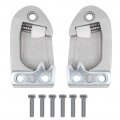 1956 Chevrolet Full Size up to 1957 DOOR LATCH STRIKER PLATE SET & MOUNTING HARDWARE 8 PIECE KIT | BP21720Z