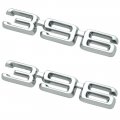 1969 Chevrolet El Camino FENDER EMBLEM 396 CHROME GM # 3948030  PAIR | EM2450V