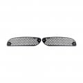1999 Pontiac Firebird/TransAm BLACK PLASTIC HOOD GRILLE INSERT SCOOPS - PAIR ( REPLACES GM 12455213 & 12455214) | BP1163F