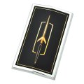 1976 Oldsmobile Cutlass/442/F85 NOSE EMBLEM BLACK & GOLD GM # 553237 | 553237
