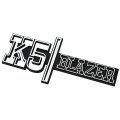 1973 GM Truck K5 BLAZER FENDER EMBLEM BLACK & CHROME DIE CAST CHROME PLATE METAL GM # 328860 - EA | 328860