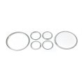 1979 Chevrolet Monte Carlo POLISHED ALUMINUM GAUGE CLUSTER RINGS 6 PIECES | IN1021Z