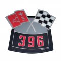 1983 Chevrolet Monte Carlo 396 CROSS FLAG AIR CLEANER DECAL (DC0001) 3902410 | DC6571C