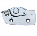 1966 Cadillac Cars SUNVISOR SUPPORT/TOP LATCH RECEPTACLE (CHROME - WILL WORK ON 1965 SECOND DESIGN ONLY) - LH | CV10801P