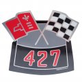 1983 Chevrolet Monte Carlo 427 CROSS FLAG AIR CLEANER DECAL (DC0002) 3902414 | DC1946C