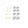 1960 Buick Full Size & Riviera HURST SHIFTER SHIFT ROD CLIPS AND NYLON BUSHINGS - 8 OF EACH (FOR 4 OR 5 SPEED SHIFTER) (GM # 3320001) | CP2174Z
