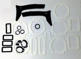 1968 Chevrolet Impala/Caprice/Bel Air PAINT GASKET KIT - MADE IN THE U.S.A. (INCLUDES GASKETS FOR PARK LENSES, TAIL LENSES, CORNERING LAMP LENS, MARKER LAMPS, LICENSE LENS, DOOR HANDLES, DOOR LOCKS, TRUNK LOCK, QUARTER PANEL EXTENSION, AND FRONT FENDER ANTENNA | WS1013P