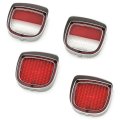 1975 Chevrolet El Camino TAIL LAMP LENS WITH BACKUP - SET OF 4 | XL4072C