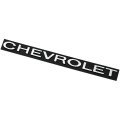 1975 Chevrolet Impala/Caprice/Bel Air CHEVROLET CHROME AND BLACK GRILLE EMBLEM WITH PINS GM # 6263032 | 6263032