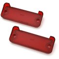 1972 Chevrolet El Camino REAR BUMPER TAIL LIGHT LAMP LENS RED REFLECTOR  LH=RH PAIR | XL4872E