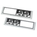 1968 Chevrolet El Camino FRONT MARKER LIGHT CHROME BEZELS (ENGINE SIZE SS 427) PAIR | XL5005C