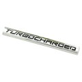 1981 Buick Skylark/GS/Regal/GN TURBOCHARGED ENGINE FENDER HOOD TRUNK EMBLEM STICK ON - CHROME - EA | EM1009Z