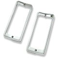 1972 Chevrolet Monte Carlo PARKING LIGHT BEZEL LH & RH CHROME GM 6261989 - 6261990 - PAIR | 6261989