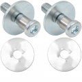 1980 Pontiac GTO/LeMans/Tempest NEW DOOR LOCK STRIKER BOLT KIT WITH PLASTIC WASHERS , ALLEN HEAD - REPLACES GM 20151275 | BP2126Z
