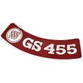 1974 Buick Skylark/GS/Regal/GN NEW STAMPED METAL GS 455 AIR CLEANER DECAL - EA | DC2703S