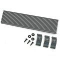 1970 Chevrolet Impala/Caprice/Bel Air RADIO DELETE PLATE BLACK WITH CHROME GM # 3948563 | 3948563