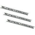 1987 Chevrolet El Camino SUPERCHARGED EMBLEM GM # 22729684 - SET OF 3 | EM9684Z