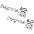 1979 GM Truck CHEVY CHEYENNE  TON CHEYENNE 20 FRONT FENDER EMBLEM SET GM # 14016637  PAIR | 14016637
