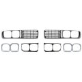1973 Mopar Dodge/Chrysler/Plymouth DODGE CHARGER GRILL SET, LH AND RH GRILL ASSEMBLY FOR ALL MODELS EXCEPT SE | GH9920J