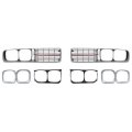 1973 Mopar Dodge/Chrysler/Plymouth DODGE CHARGER SE GRILL SET WITH CHROME GRILL BARS, LH AND RH GRILL ASSEMBLY FOR SE MODELS | GH9921J