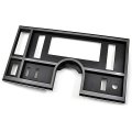 1985 Buick Skylark/GS/Regal/GN DASH INSTRUMENT CLUSTER BEZEL TRIM WITH LIGHT BAFFLE BLACK WITH SILVER TRIM GM # 25515747 | 25515747