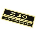 1964 Chevrolet El Camino 230 TURBO-THRIFT 155 HP VALVE COVER DECAL (DC0216) 3851716 | DC1716C